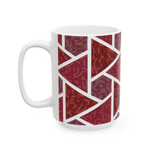 Load image into Gallery viewer, Tri-Angle Ceramic Mug, (11oz, 15oz)