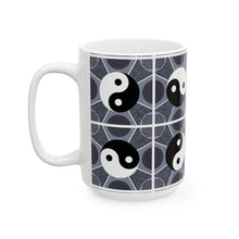 Load image into Gallery viewer, yin yang Ceramic Mug, (11oz, 15oz)
