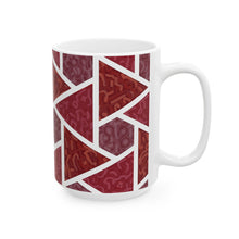 Load image into Gallery viewer, Tri-Angle Ceramic Mug, (11oz, 15oz)
