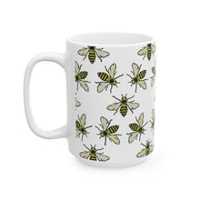 Load image into Gallery viewer, Honey Bee Ceramic Mug, (11oz, 15oz)
