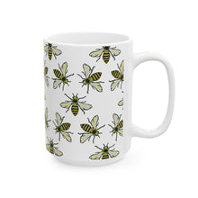 Load image into Gallery viewer, Honey Bee Ceramic Mug, (11oz, 15oz)