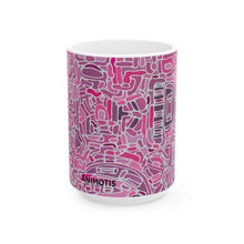 Load image into Gallery viewer, PINK MUSIC Ceramic Mug, (11oz, 15oz)