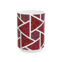 Load image into Gallery viewer, Tri-Angle Ceramic Mug, (11oz, 15oz)