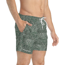 Load image into Gallery viewer, Green Meditation - Swim Trunks