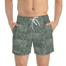 Load image into Gallery viewer, Green Meditation - Swim Trunks
