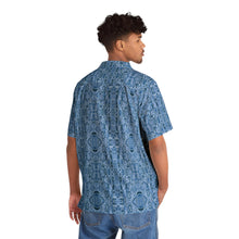 Load image into Gallery viewer, BLUE SNAKE Men's Hawaiian Shirt (AOP)
