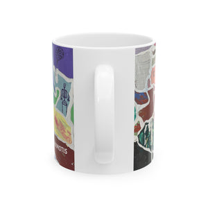 FIRST ABSTRACTION Ceramic Mug, (11oz, 15oz)