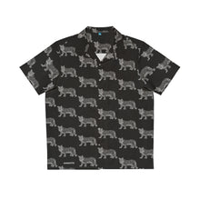 Load image into Gallery viewer, White/Black - Hawaiian Shirt (AOP)
