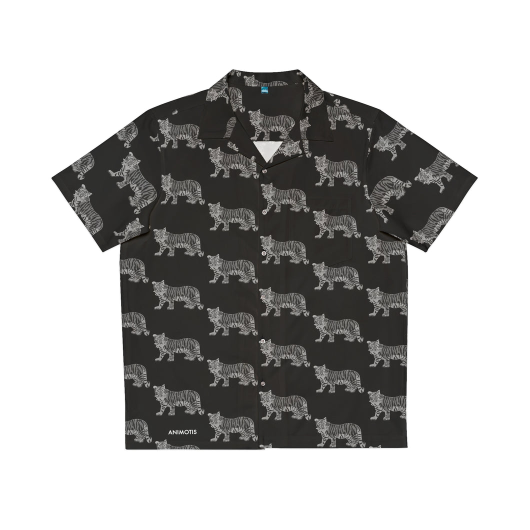 White/Black - Hawaiian Shirt (AOP)