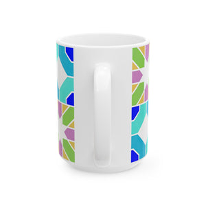 Groovy Stained Ceramic Mug, (11oz, 15oz)