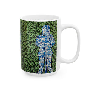 KNIGHT GREEN Ceramic Mug, (11oz, 15oz)