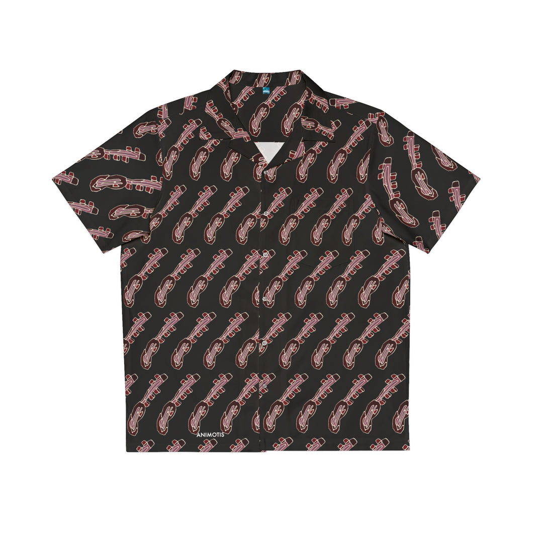 Guitar Men's Hawaiian Shirt (AOP)