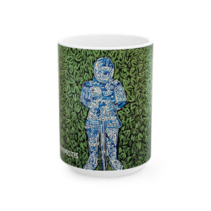 KNIGHT GREEN Ceramic Mug, (11oz, 15oz)