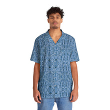 Load image into Gallery viewer, BLUE SNAKE Men's Hawaiian Shirt (AOP)
