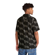 Load image into Gallery viewer, White/Black - Hawaiian Shirt (AOP)
