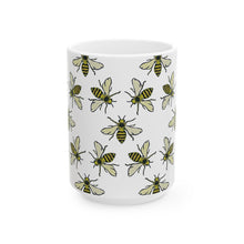 Load image into Gallery viewer, Honey Bee Ceramic Mug, (11oz, 15oz)
