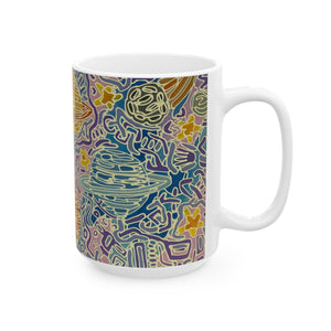 SPACE Ceramic Mug, (11oz, 15oz)