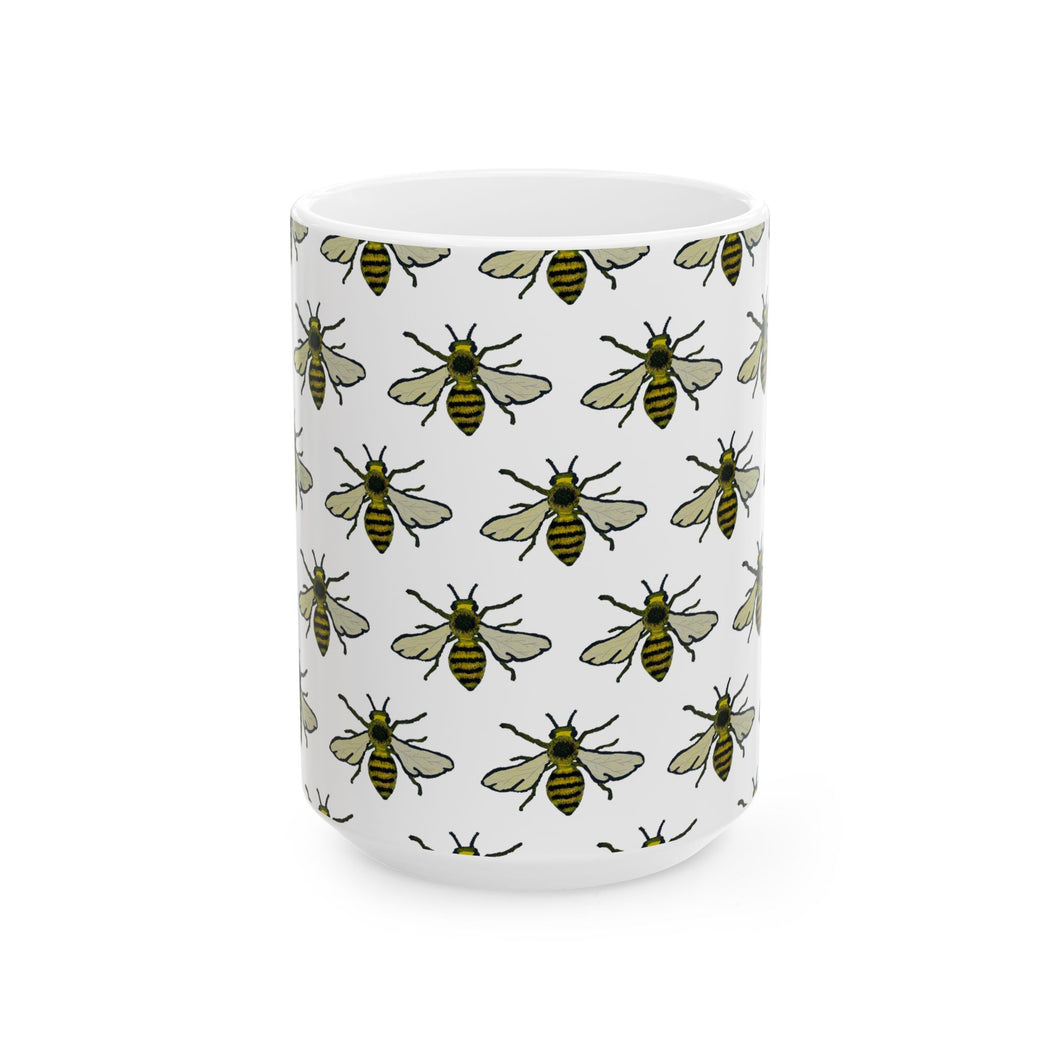 BEE Ceramic Mug, (11oz, 15oz)