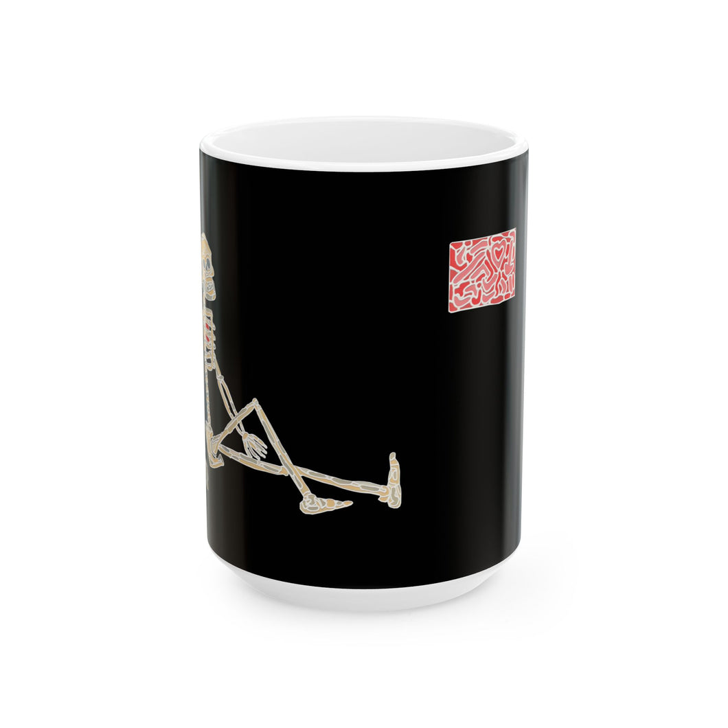 SKELLY Ceramic Mug, (11oz, 15oz)