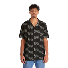 Load image into Gallery viewer, White/Black - Hawaiian Shirt (AOP)
