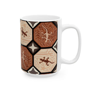 lizard Ceramic Mug, (11oz, 15oz)