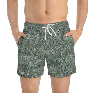 Green Meditation - Swim Trunks