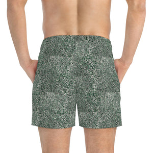 Green Meditation - Swim Trunks